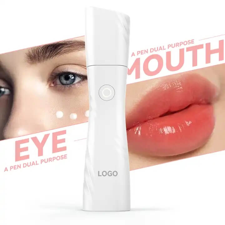 skb-1807 الاهتزاز الكهروحرارية تجعد مقاومة قلم رصاص العين الجمال القلم ضغط الساخنة مدلك العين 