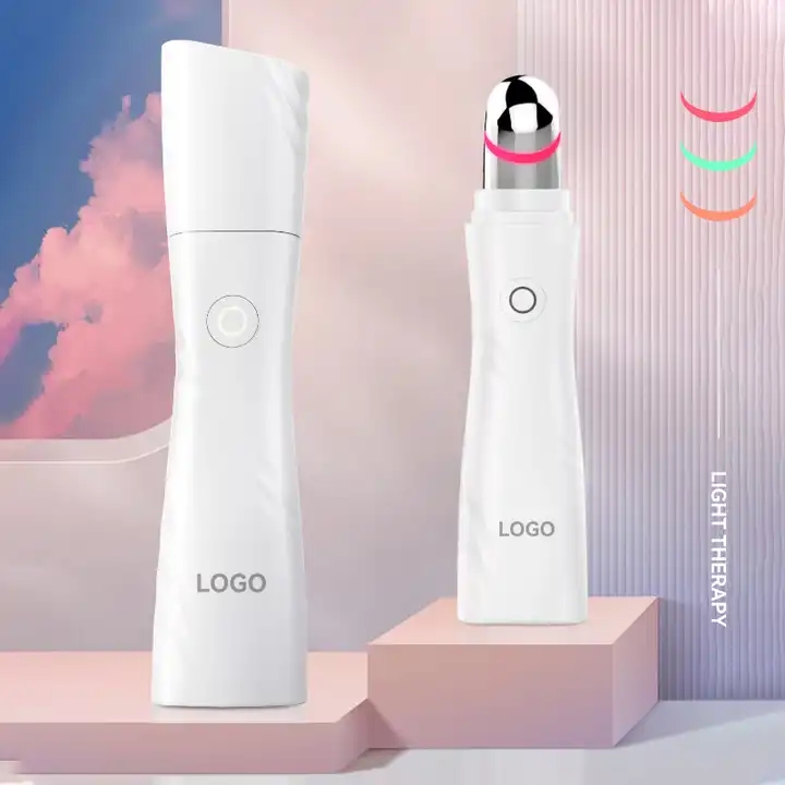 skb-1807 الاهتزاز الكهروحرارية تجعد مقاومة قلم رصاص العين الجمال القلم ضغط الساخنة مدلك العين 