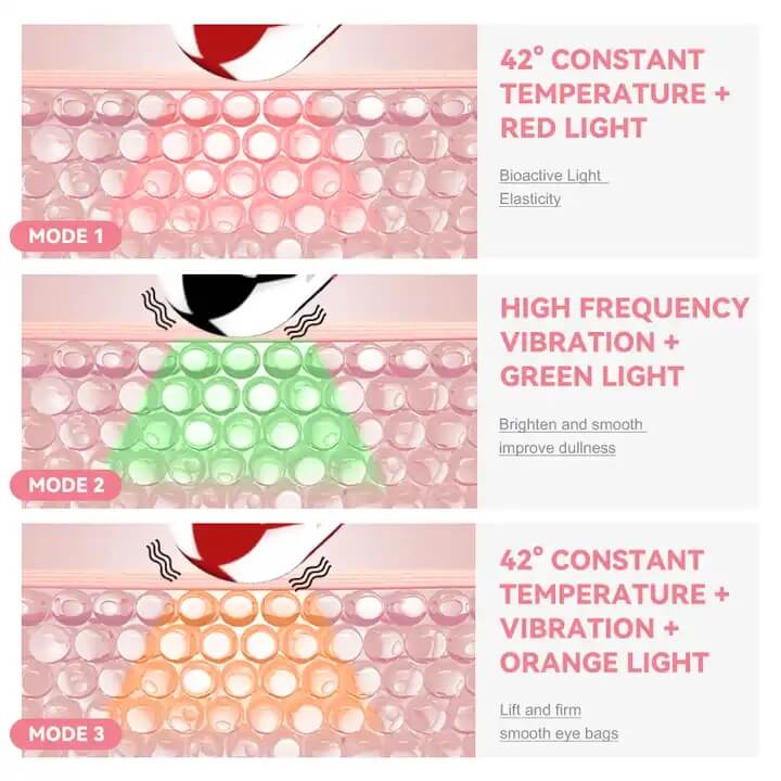 skb-1807 الاهتزاز الكهروحرارية تجعد مقاومة قلم رصاص العين الجمال القلم ضغط الساخنة مدلك العين 