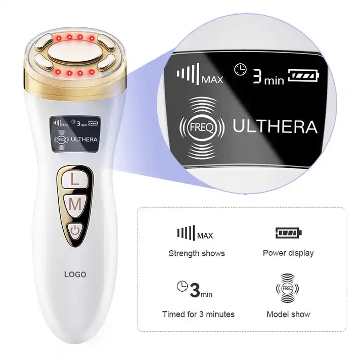 skb-1803 بالموجات فوق الصوتية الترددات اللاسلكية ems-led التجاعيد العناية بالبشرة ومكافحة الشيخوخة الجمال الصك 