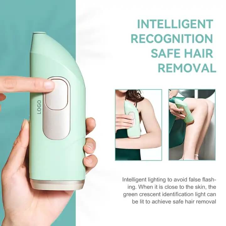 نبض الليزر عالية الطاقة المنزلية المحمولة إزالة الشعر الدائم 